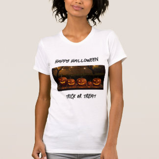 T-shirt Joyeux Halloween, de mignons Citrouilles sculptés