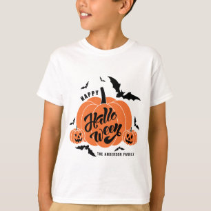 T-shirt Joyeux Halloween des Citrouilles Éffrayants