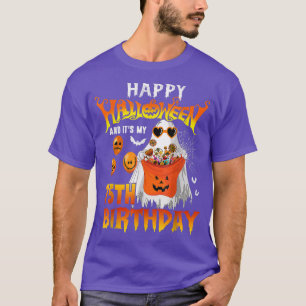 T-shirt Joyeux Halloween Et oui c'est mon 75e anniversaire
