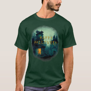 T-shirt Joyeux Halloween, Halloween Éffrayant