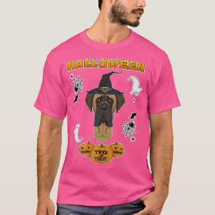 T-shirt Joyeux Halloween I Amoureux des chiens I Mastiff 4