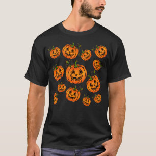T-shirt Joyeux Halloween jack-o-lanterne CITROUILLE