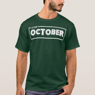 T-shirt Joyeux Halloween Jour Trick Ou Traite Le 31 Octobr