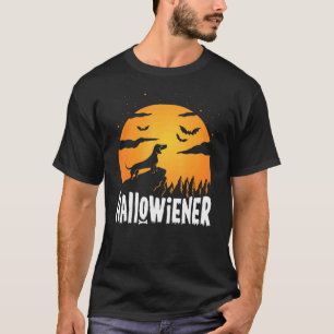 T-shirt Joyeux Hallowiener Dachshund Halloween Weiner Chie