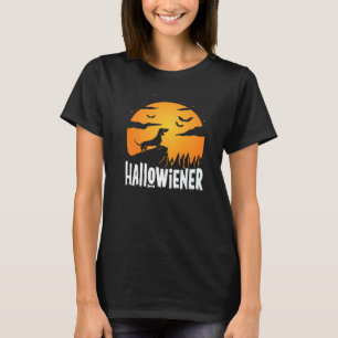 T-shirt Joyeux Hallowiener Dachshund Halloween Wiener Chie