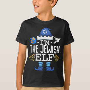 T-shirt Joyeux Hanoukka Je suis l'Elfe Juif Noël drôle