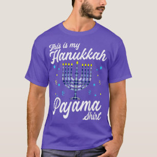 T-shirt Joyeux Hanoukka Pajamakah Menorah Jewish Life C