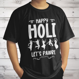 T-shirt Joyeux Holi Faisons de Pawri Hindu Holi Festival C