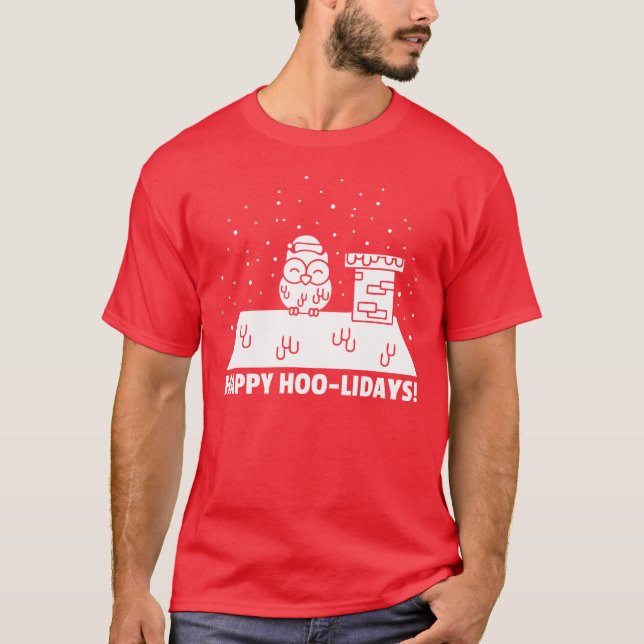 T-shirt Joyeux Hoo-lidays (Devant)
