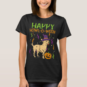 T-shirt Joyeux Hurlement O Ween Chihuahua Sorcière Hallowe
