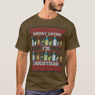 T-shirt Joyeux ivrogne Je suis Noël laid Christma