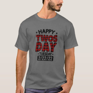T-shirt Joyeux Jeudi 2022 Enseignant 2-22-22 Jour Deux Buf