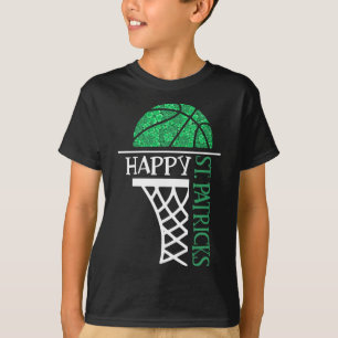 T-shirt Joyeux joueur de basket-ball Shamrock Jour de la S