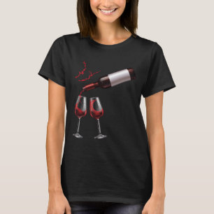 T-shirt Joyeux Jour de la Bière Vin National Boisson Vin D