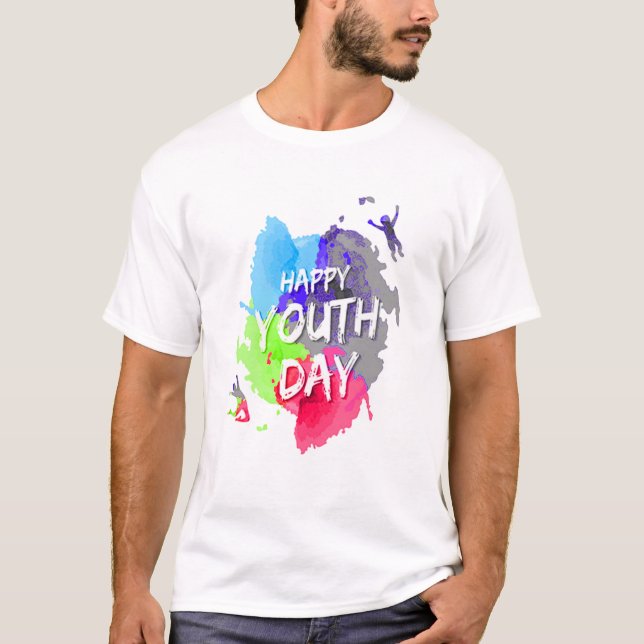 T-shirt Joyeux Jour de la Jeunesse (Devant)