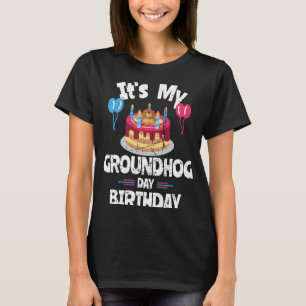 T-shirt Joyeux Jour de la marmotte et oui C'est mon groupe