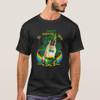 T-shirt Joyeux Jour de la Saint Patrick Bullmastiff Leprec