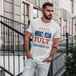 T-shirt Joyeux Jour de l'Indépendance 4 juillet