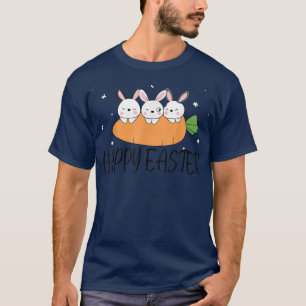 T-shirt Joyeux Jour de Pâques 2022 Grotte carotte Hug de P