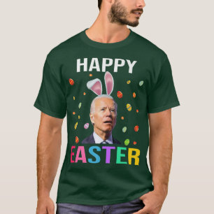 T-shirt Joyeux Jour de Pâques Drôle Joe Biden Bunny Egg
