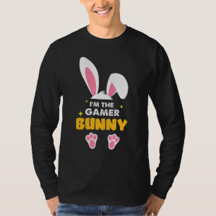 T-shirt Joyeux Jour de Pâques Je suis le Gamer Bunny Cute