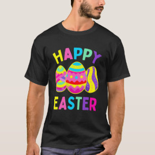 T-shirt Joyeux jour de Pâques mignonne chasse aux oeufs co
