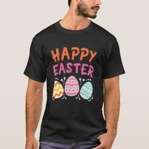 T-shirt Joyeux jour de Pâques mignonne chasse aux oeufs co