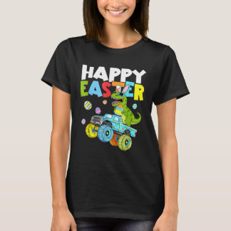 T-shirt Joyeux Jour de Pâques Monster Camion Garçons Enfan