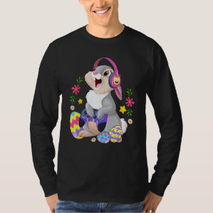 T-shirt Joyeux Jour de Pâques Oeuf Lapin Drôle Garçons Fil