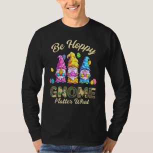T-shirt Joyeux jour de Pâques Soyez heureux Gnome Matter Q