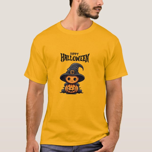T-shirt Joyeux jour d'Halloween (Devant)