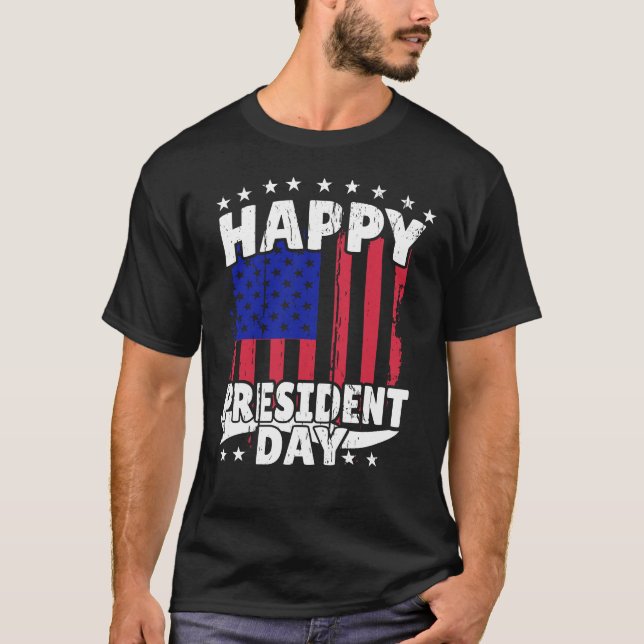 T-shirt Joyeux Jour du Président (Devant)