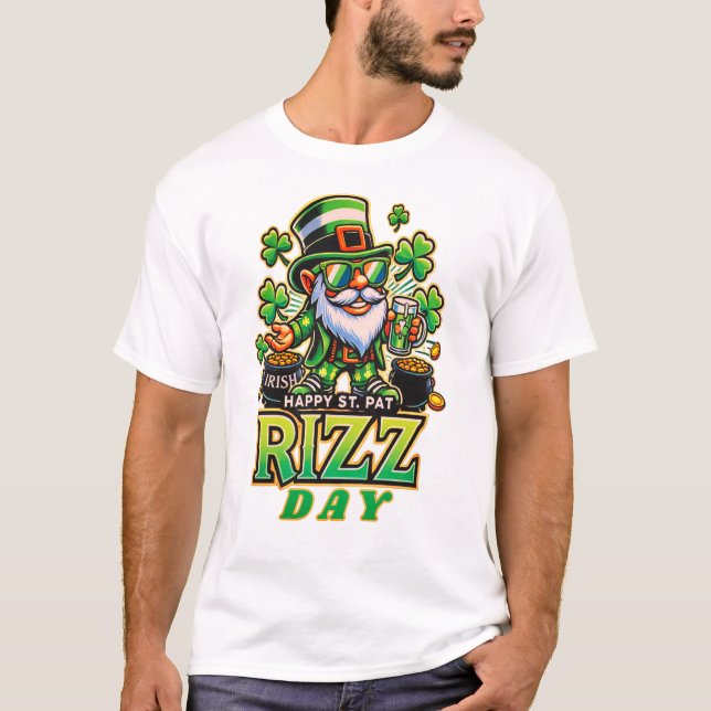 T-shirt Joyeux jour du rizz de St Pat (Devant)