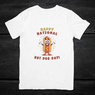 T-shirt Joyeux Jour National du Hot Dog pour Hommes