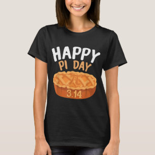 T-shirt Joyeux Jour Pi 3.14 Jour Pie Funny Fonctions Math