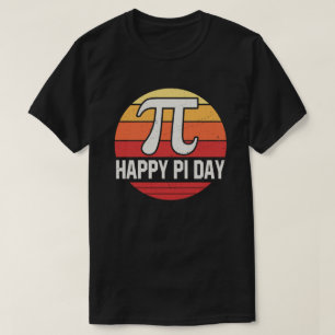 T-shirt Joyeux Jour Pi Retro Vintage Étudiants en mathémat