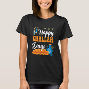 T-shirt Joyeux Jours de Challah Hanoukka Festival Juif Com