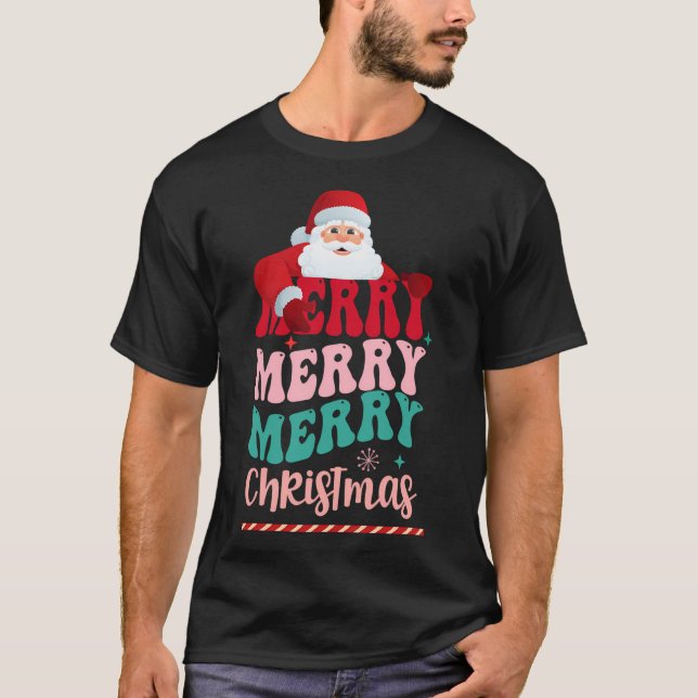 T-shirt Joyeux Joyeux Noël (Devant)