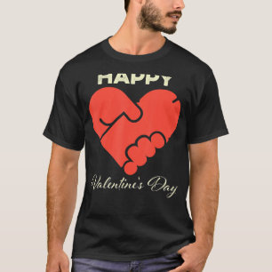 T-shirt Joyeux Joyeux Saint-Valentin Pour Hommes Individue