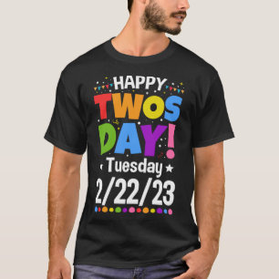 T-shirt Joyeux Jumeau 2023 Jour Funny Twos 22223 Meilleur