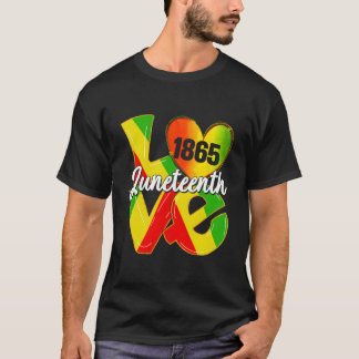 T-shirt Joyeux Junenth est mon jour de l'indépendance Blac