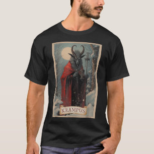 T-shirt Joyeux Krampus Horreur Noël Doux moche mal P