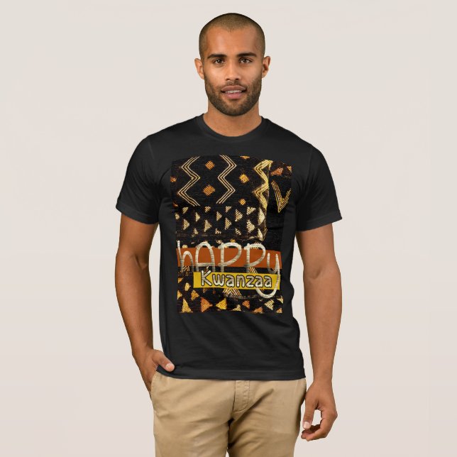 T-shirt Joyeux Kwanzaa (Devant entier)