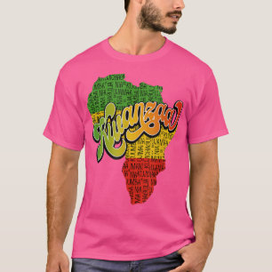 T-shirt Joyeux Kwanzaa 7 Principes de Kwanzaa Afrique Harv