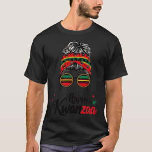 T-shirt Joyeux Kwanzaa Sept Principes De Kwanzaa Messy Bu