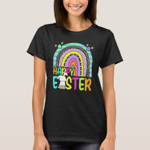 T-shirt Joyeux lapin arc-en-ciel de Pâques Rabbit de Pâque