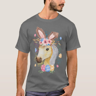 T-shirt Joyeux lapin de Pâques Cheval drôle Rabbit pour le