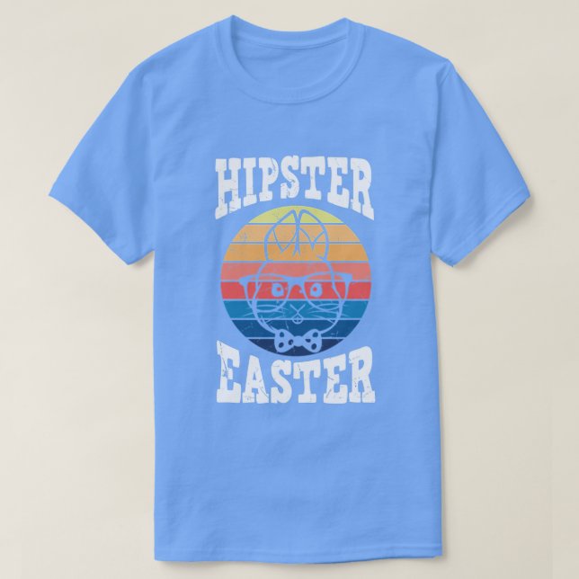 T-shirt Joyeux Lapin de Pâques Retro Rabbit Enfants Design (Design devant)