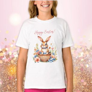 T-shirt Joyeux lapin de Pâques Vintage