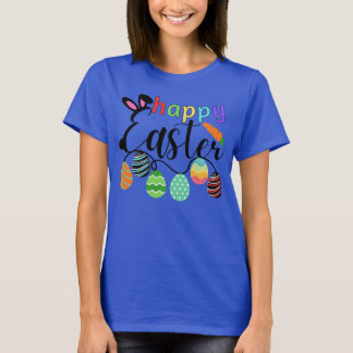 T-shirt Joyeux lapin lapin de Pâques Face drôle Jour de Pâ